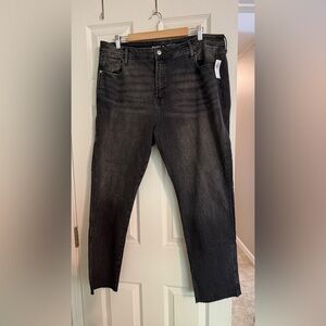 Old Navy Women’s High Rise Vintage Slim Jeans in Faded Black